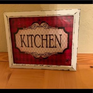 Farmhouse Kitchen picture 8x10 w/frame